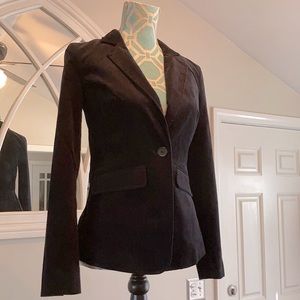 Size XS Hinge Black Velvet Blazer